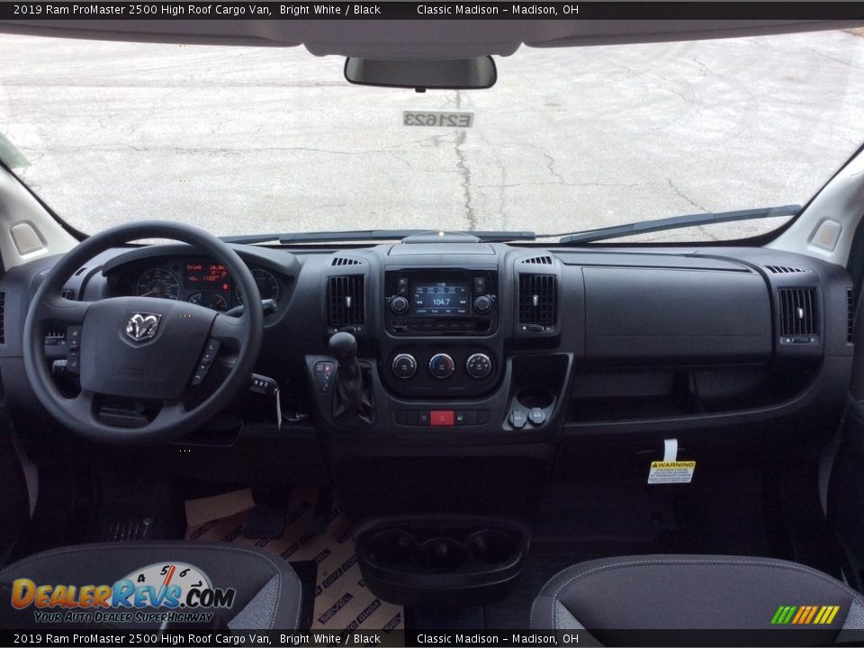2019 Ram ProMaster 2500 High Roof Cargo Van Bright White / Black Photo #12
