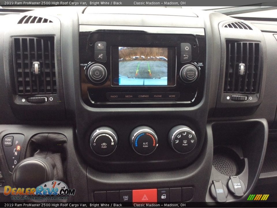 2019 Ram ProMaster 2500 High Roof Cargo Van Bright White / Black Photo #14