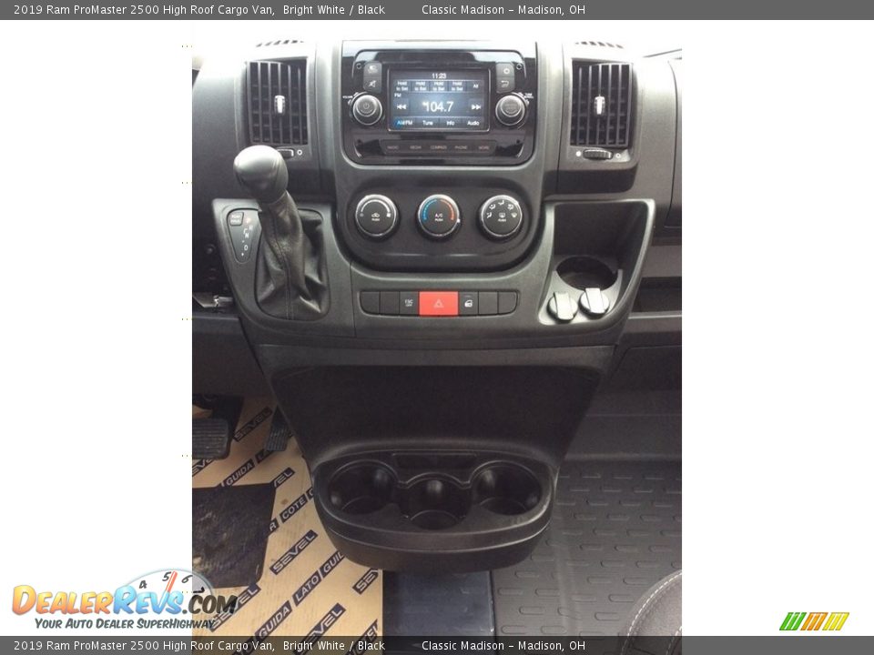 2019 Ram ProMaster 2500 High Roof Cargo Van Bright White / Black Photo #15