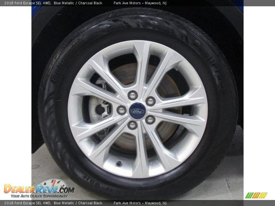 2018 Ford Escape SEL 4WD Blue Metallic / Charcoal Black Photo #30