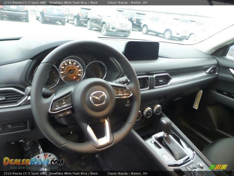 2019 Mazda CX-5 Sport AWD Snowflake White Pearl Mica / Black Photo #3