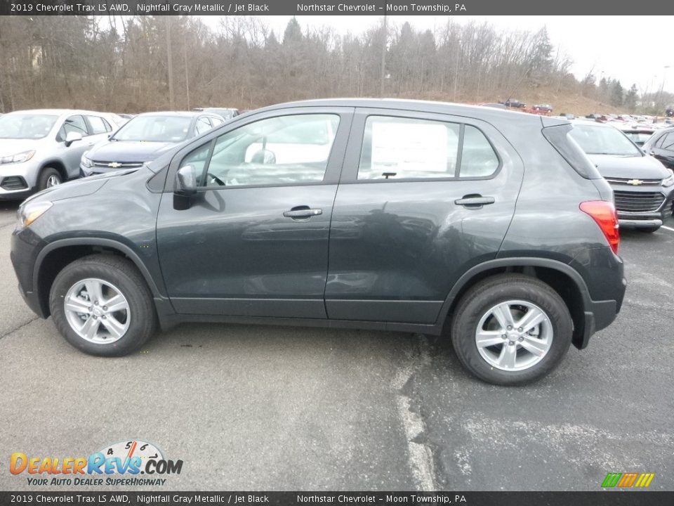 2019 Chevrolet Trax LS AWD Nightfall Gray Metallic / Jet Black Photo #3