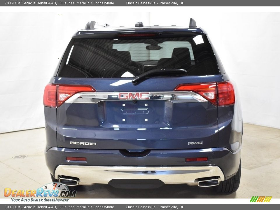 2019 GMC Acadia Denali AWD Blue Steel Metallic / Cocoa/Shale Photo #3