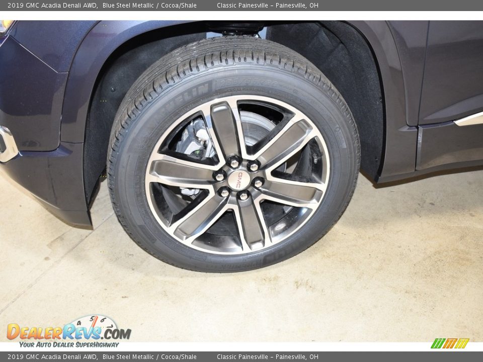 2019 GMC Acadia Denali AWD Blue Steel Metallic / Cocoa/Shale Photo #5