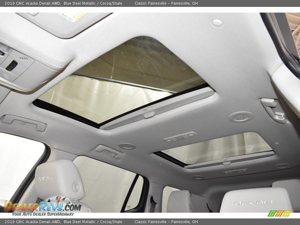 2019 GMC Acadia Denali AWD Blue Steel Metallic / Cocoa/Shale Photo #6
