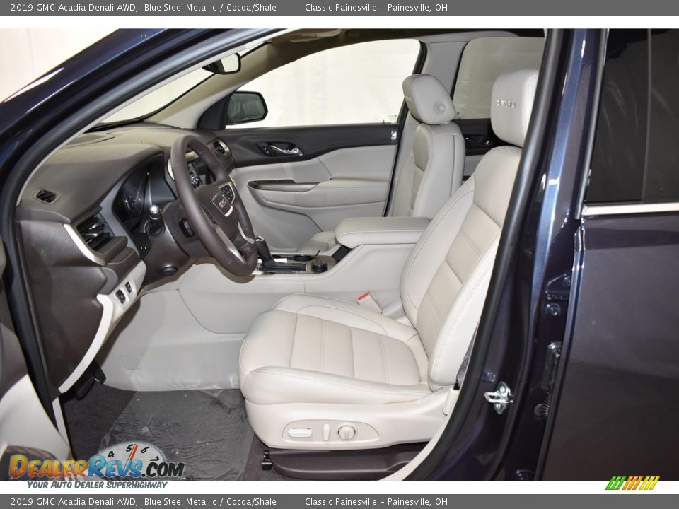 2019 GMC Acadia Denali AWD Blue Steel Metallic / Cocoa/Shale Photo #7