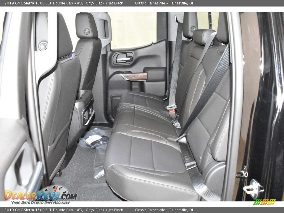 2019 GMC Sierra 1500 SLT Double Cab 4WD Onyx Black / Jet Black Photo #7