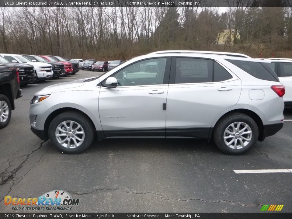 2019 Chevrolet Equinox LT AWD Silver Ice Metallic / Jet Black Photo #3