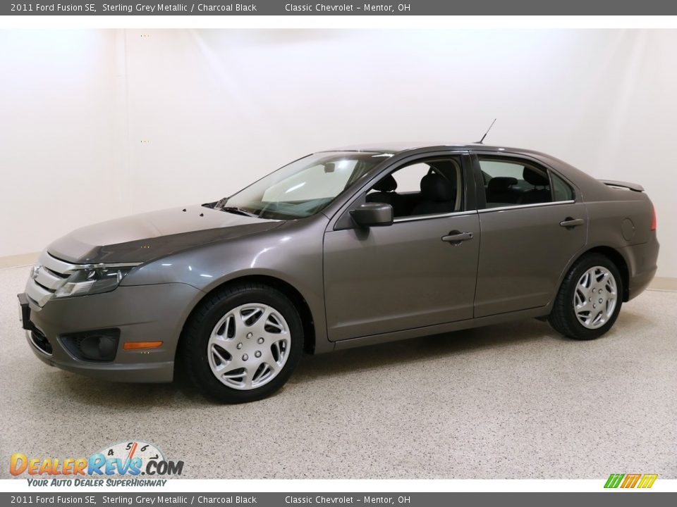 2011 Ford Fusion SE Sterling Grey Metallic / Charcoal Black Photo #3