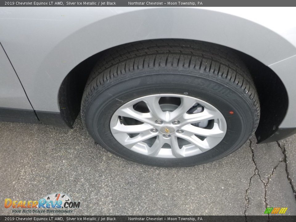 2019 Chevrolet Equinox LT AWD Silver Ice Metallic / Jet Black Photo #9