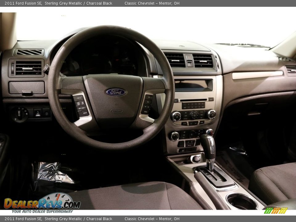 2011 Ford Fusion SE Sterling Grey Metallic / Charcoal Black Photo #6