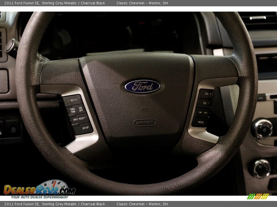 2011 Ford Fusion SE Sterling Grey Metallic / Charcoal Black Photo #7