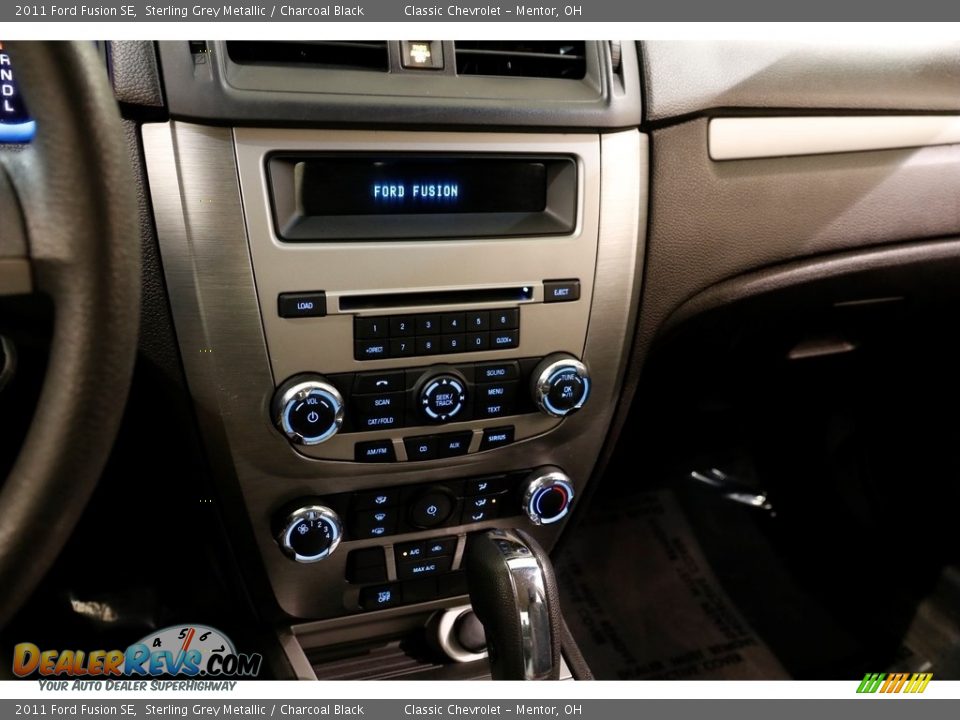 2011 Ford Fusion SE Sterling Grey Metallic / Charcoal Black Photo #9
