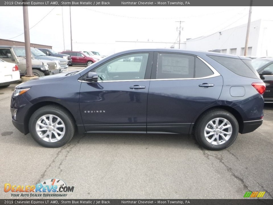 2019 Chevrolet Equinox LT AWD Storm Blue Metallic / Jet Black Photo #2