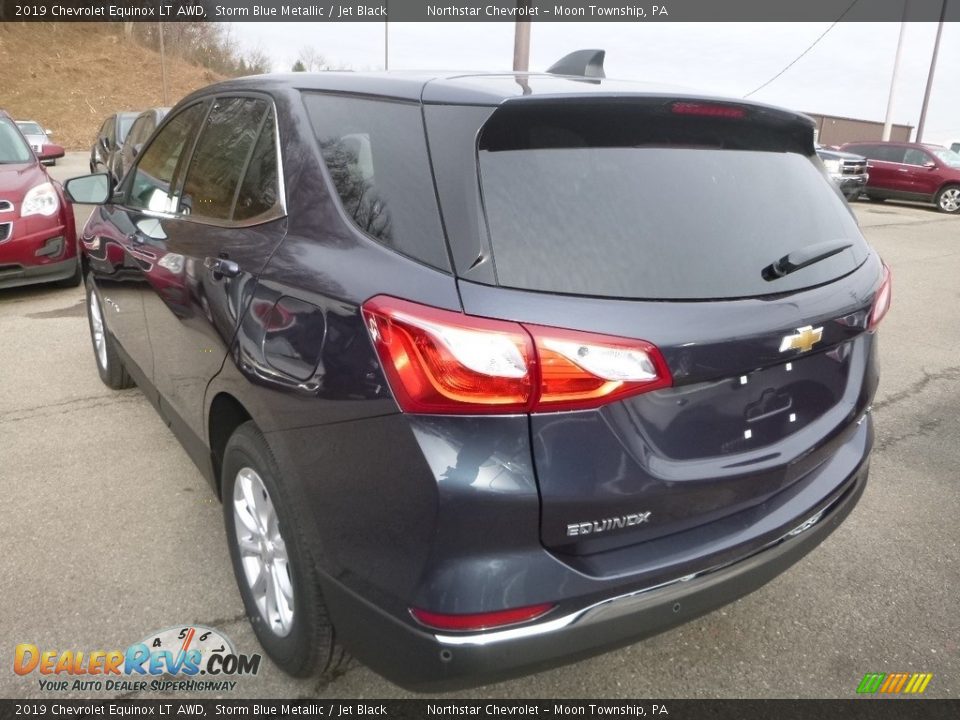 2019 Chevrolet Equinox LT AWD Storm Blue Metallic / Jet Black Photo #3