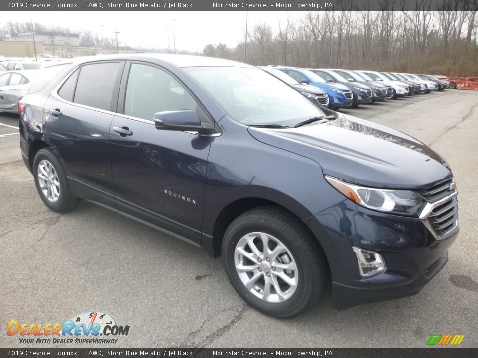 2019 Chevrolet Equinox LT AWD Storm Blue Metallic / Jet Black Photo #7