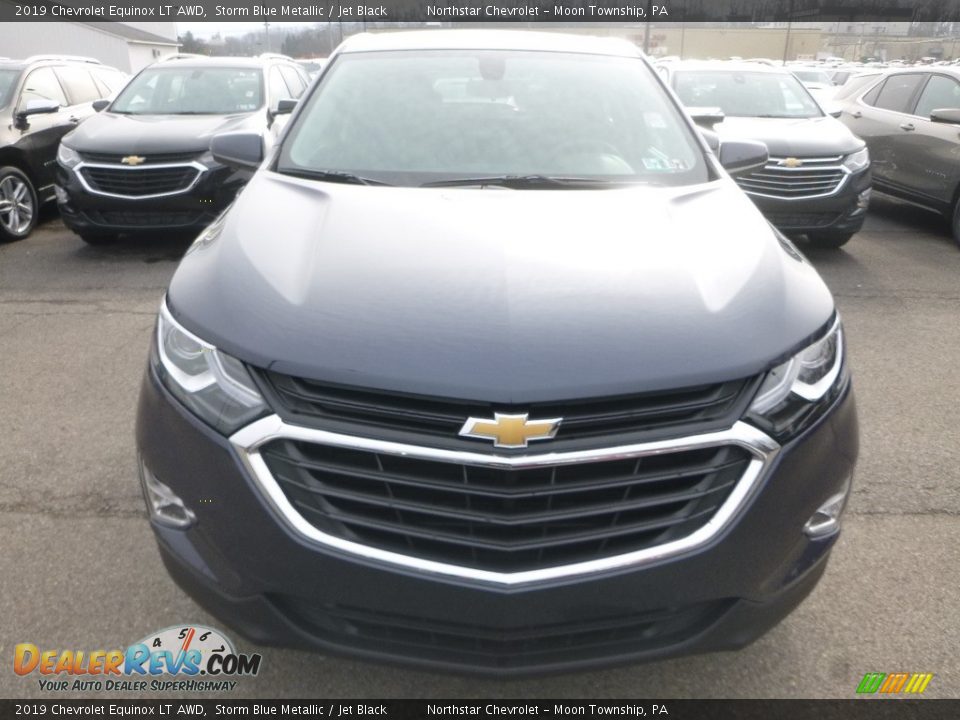 2019 Chevrolet Equinox LT AWD Storm Blue Metallic / Jet Black Photo #8