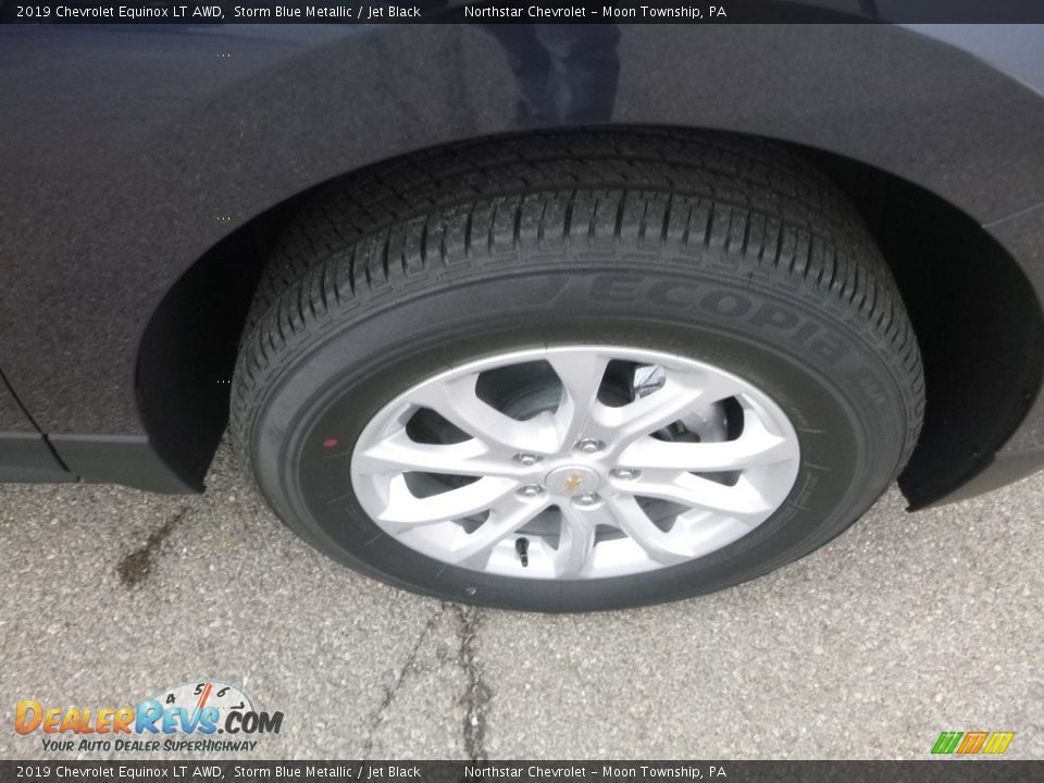 2019 Chevrolet Equinox LT AWD Storm Blue Metallic / Jet Black Photo #9