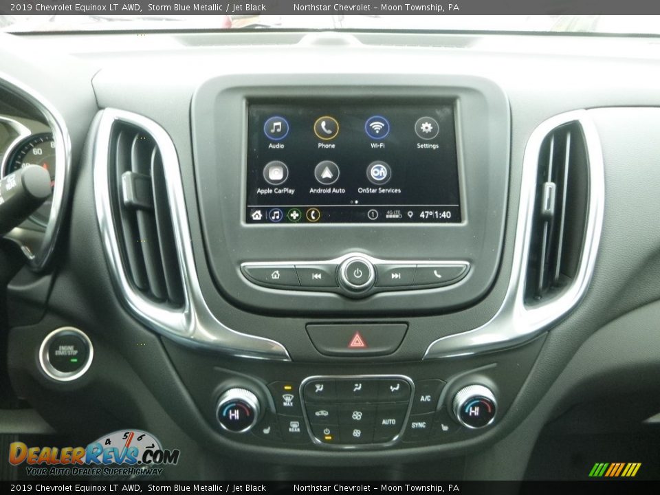 2019 Chevrolet Equinox LT AWD Storm Blue Metallic / Jet Black Photo #17