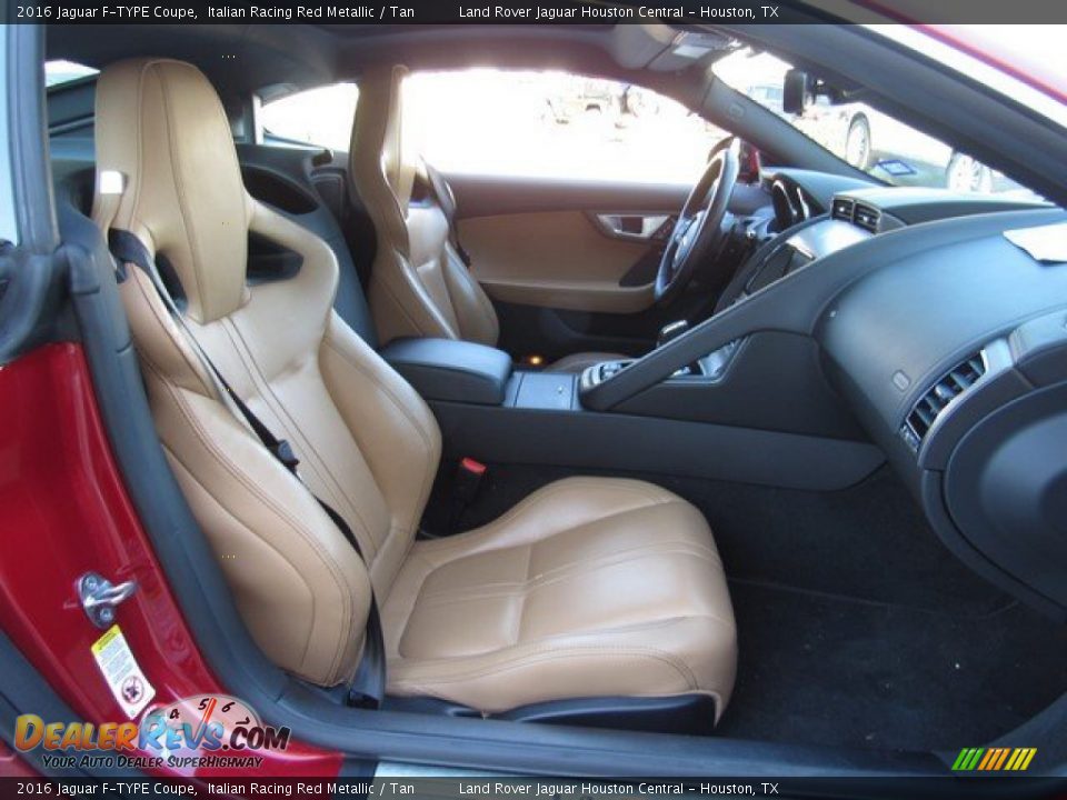 Tan Interior - 2016 Jaguar F-TYPE Coupe Photo #3