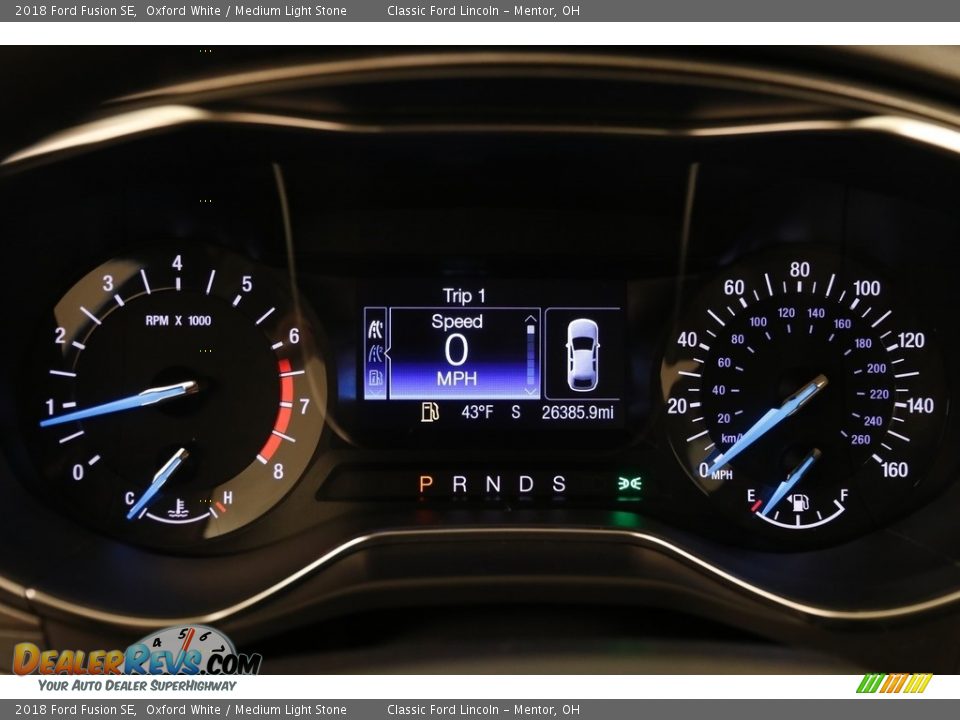 2018 Ford Fusion SE Oxford White / Medium Light Stone Photo #8