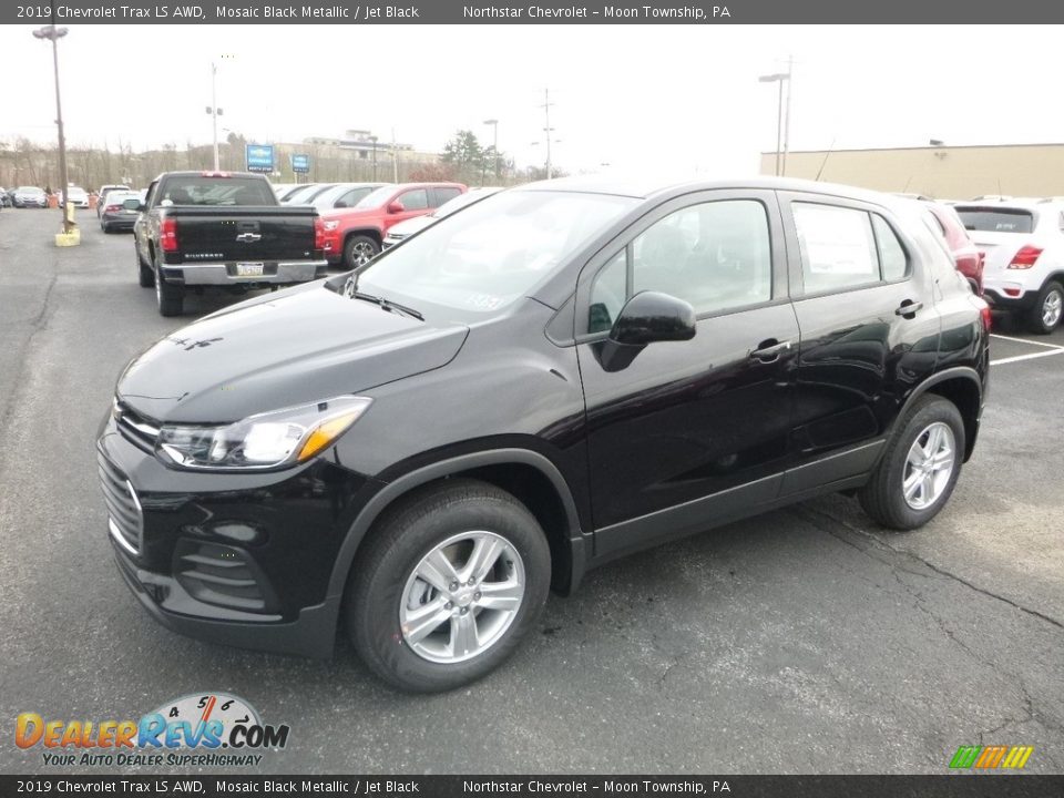2019 Chevrolet Trax LS AWD Mosaic Black Metallic / Jet Black Photo #1