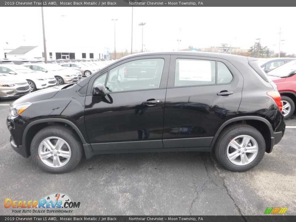 2019 Chevrolet Trax LS AWD Mosaic Black Metallic / Jet Black Photo #2