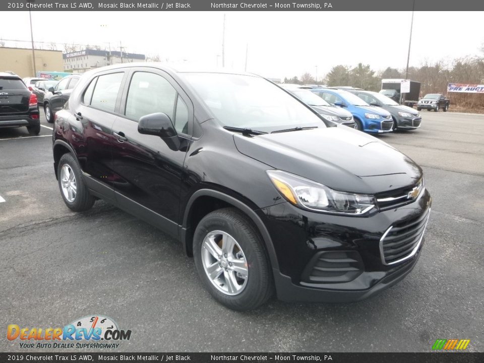 2019 Chevrolet Trax LS AWD Mosaic Black Metallic / Jet Black Photo #7