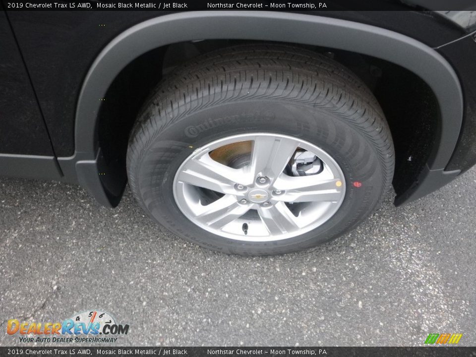 2019 Chevrolet Trax LS AWD Mosaic Black Metallic / Jet Black Photo #9