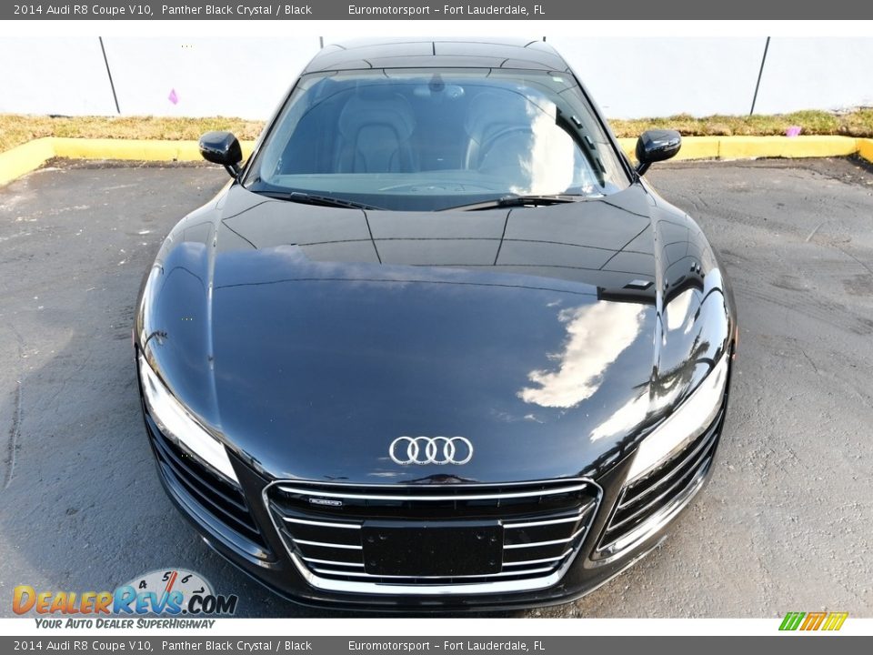 2014 Audi R8 Coupe V10 Panther Black Crystal / Black Photo #4