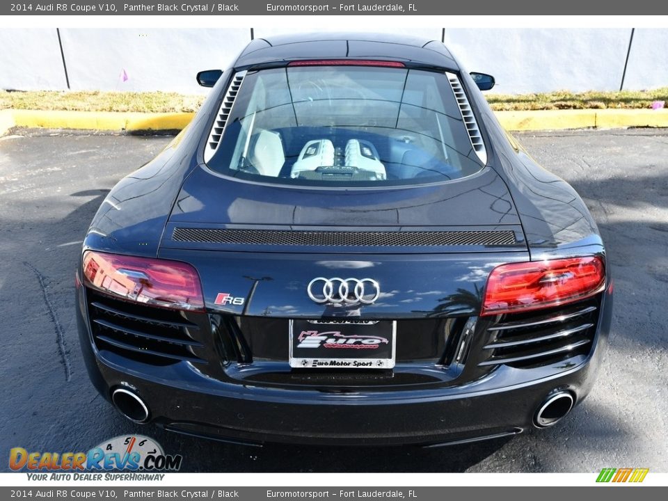 2014 Audi R8 Coupe V10 Panther Black Crystal / Black Photo #14