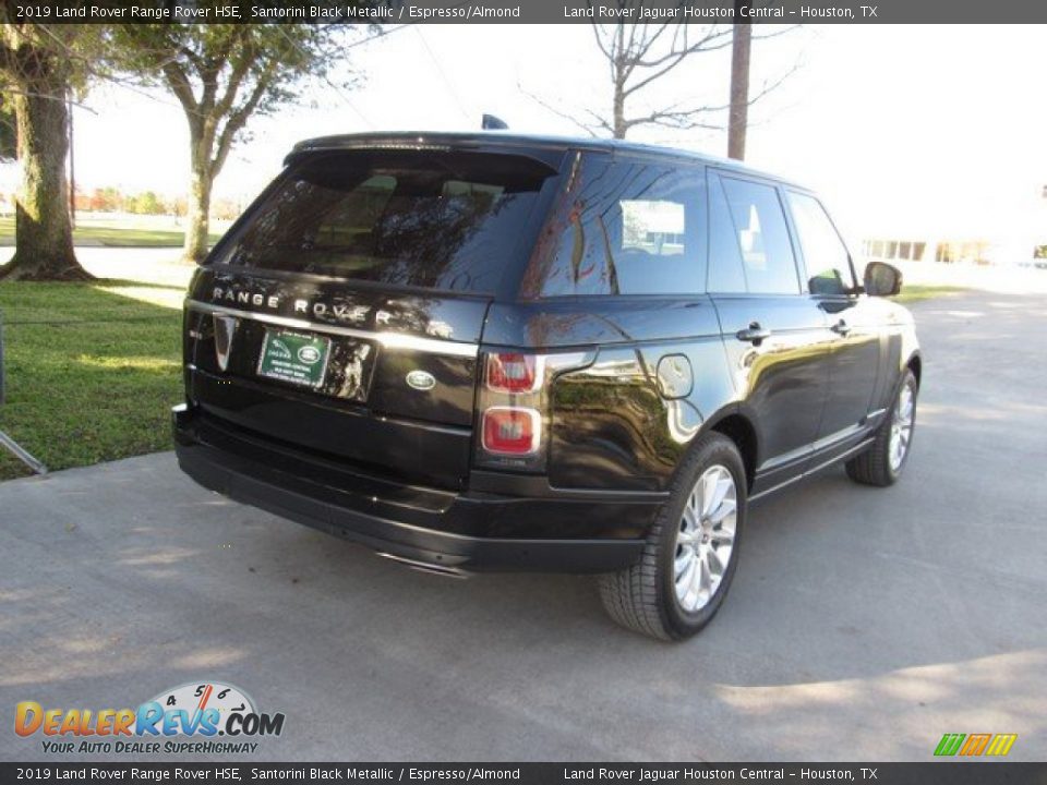 2019 Land Rover Range Rover HSE Santorini Black Metallic / Espresso/Almond Photo #8