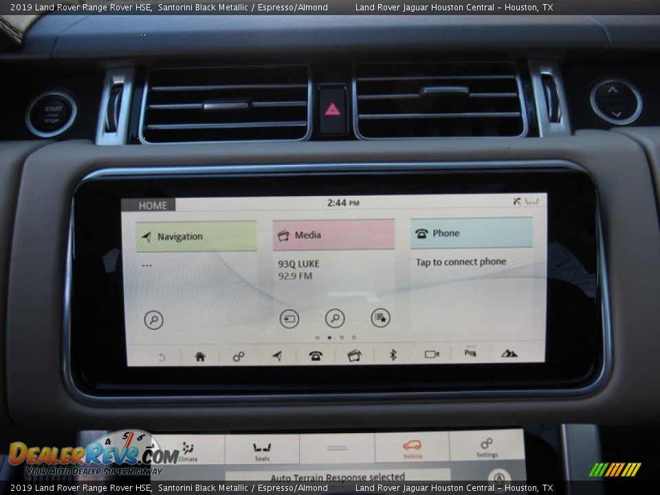 2019 Land Rover Range Rover HSE Santorini Black Metallic / Espresso/Almond Photo #34