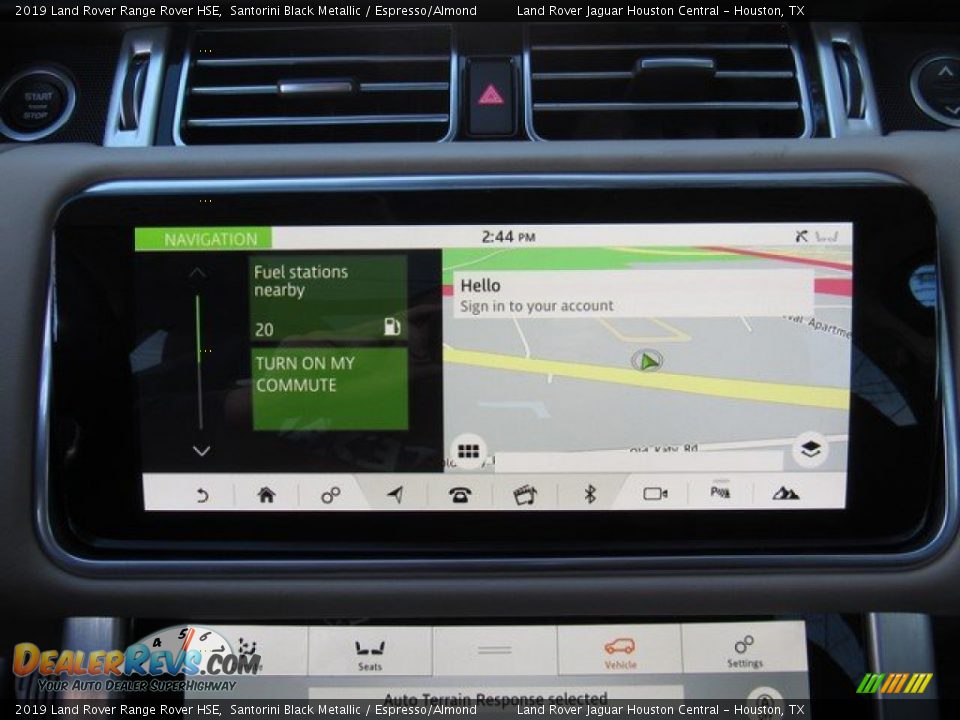 2019 Land Rover Range Rover HSE Santorini Black Metallic / Espresso/Almond Photo #35