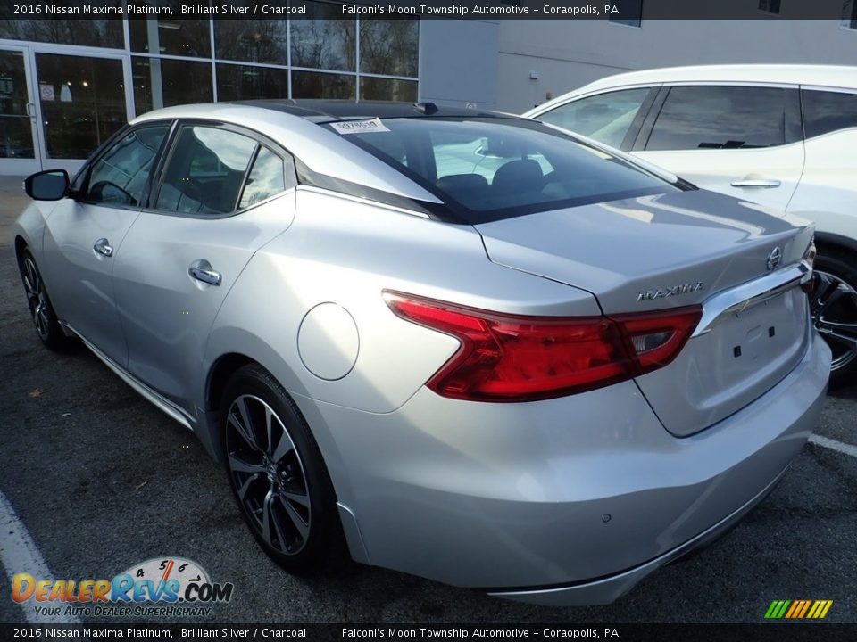 2016 Nissan Maxima Platinum Brilliant Silver / Charcoal Photo #2
