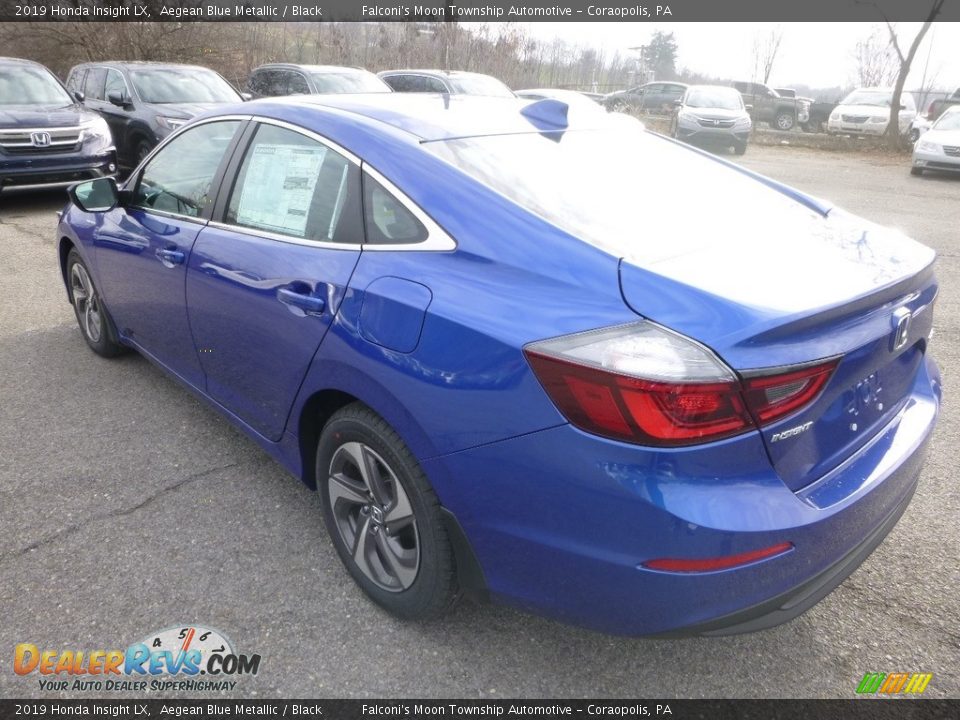 2019 Honda Insight LX Aegean Blue Metallic / Black Photo #2