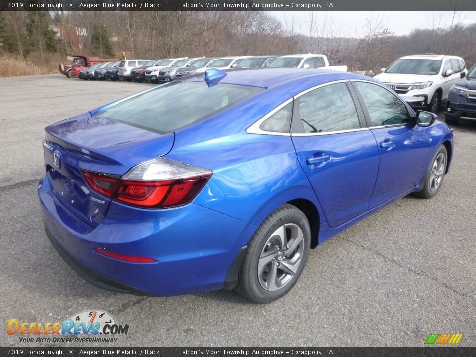 2019 Honda Insight LX Aegean Blue Metallic / Black Photo #4