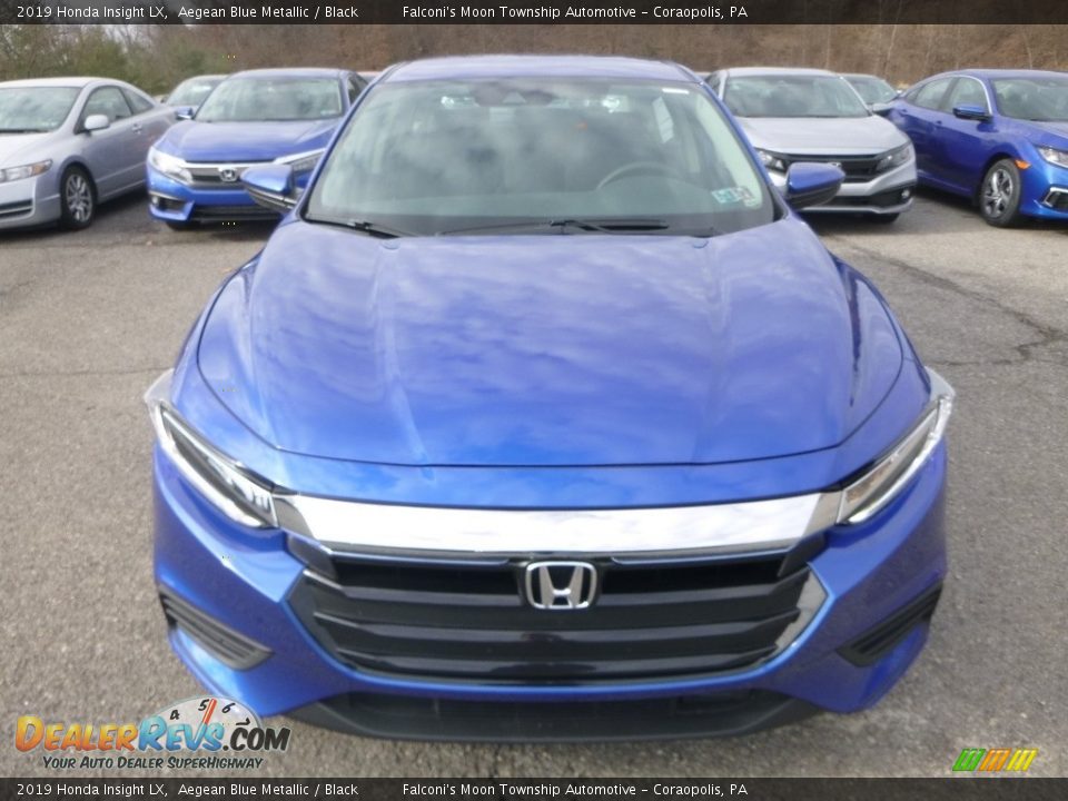2019 Honda Insight LX Aegean Blue Metallic / Black Photo #7