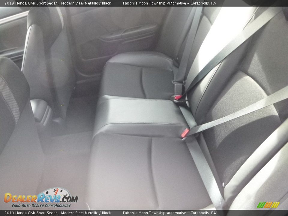 2019 Honda Civic Sport Sedan Modern Steel Metallic / Black Photo #10