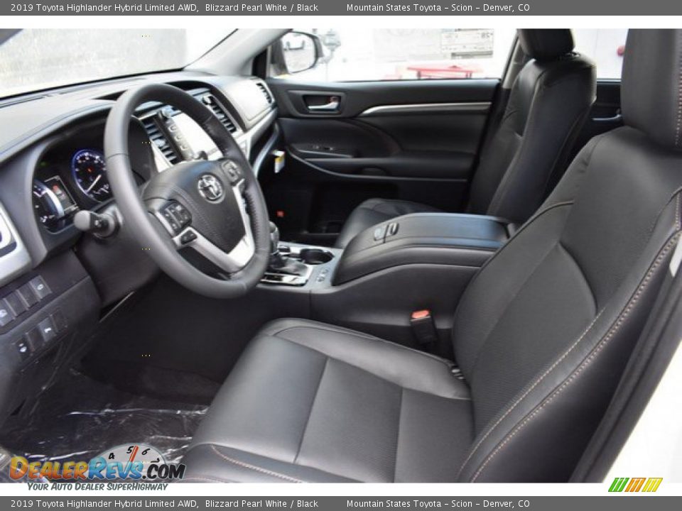 Front Seat of 2019 Toyota Highlander Hybrid Limited AWD Photo #6
