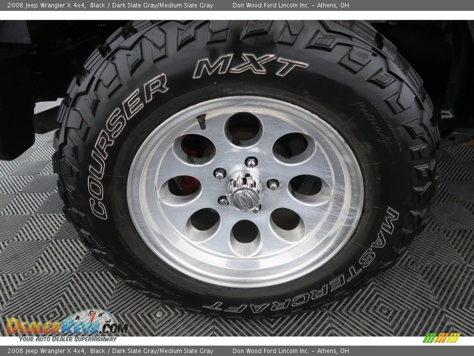 2008 Jeep Wrangler X 4x4 Black / Dark Slate Gray/Medium Slate Gray Photo #24