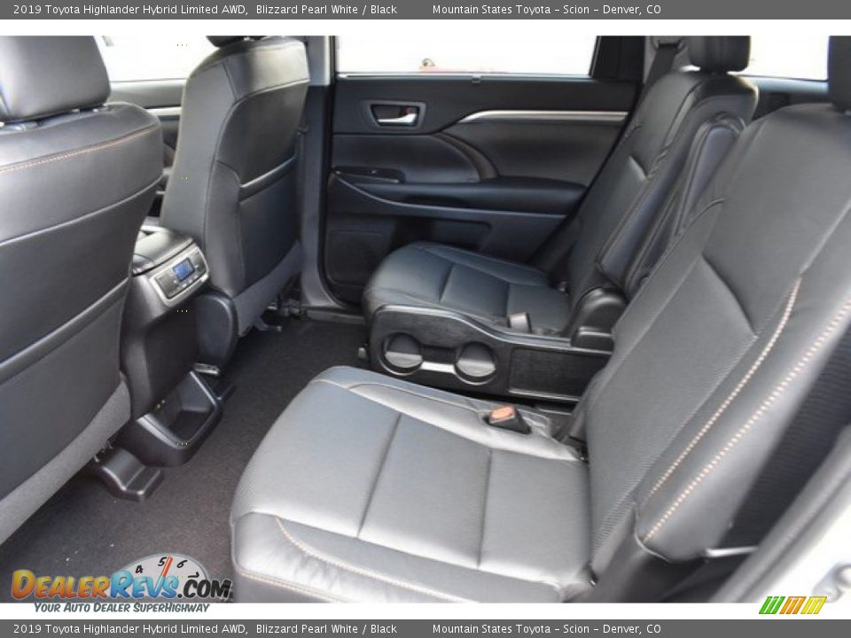 Rear Seat of 2019 Toyota Highlander Hybrid Limited AWD Photo #15