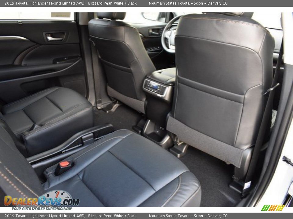 Rear Seat of 2019 Toyota Highlander Hybrid Limited AWD Photo #18