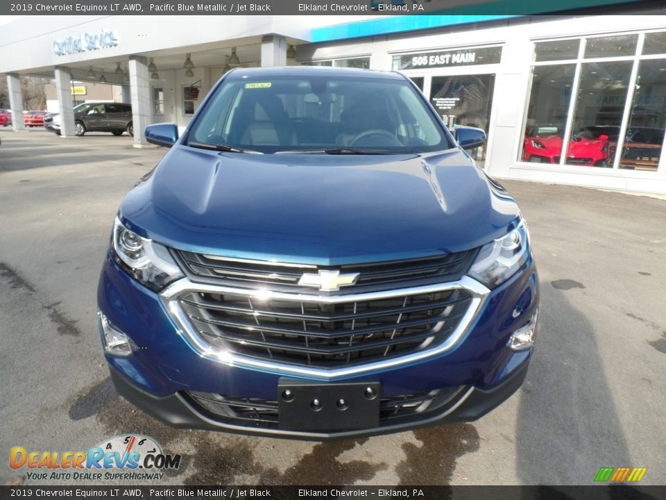 2019 Chevrolet Equinox LT AWD Pacific Blue Metallic / Jet Black Photo #2