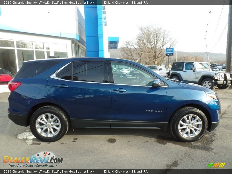 2019 Chevrolet Equinox LT AWD Pacific Blue Metallic / Jet Black Photo #4