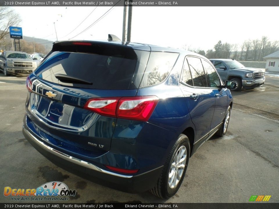 2019 Chevrolet Equinox LT AWD Pacific Blue Metallic / Jet Black Photo #5