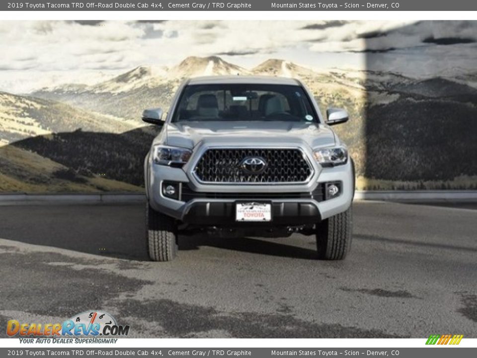 2019 Toyota Tacoma TRD Off-Road Double Cab 4x4 Cement Gray / TRD Graphite Photo #2