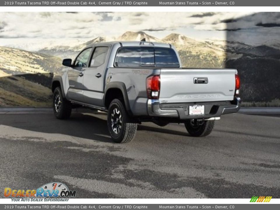 2019 Toyota Tacoma TRD Off-Road Double Cab 4x4 Cement Gray / TRD Graphite Photo #3