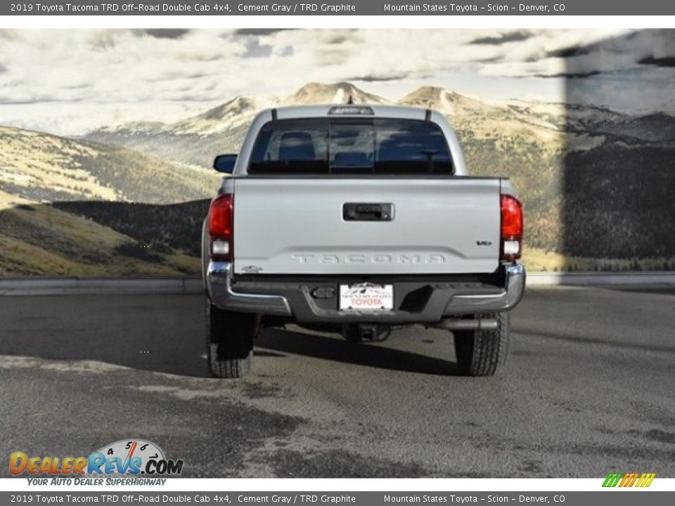 2019 Toyota Tacoma TRD Off-Road Double Cab 4x4 Cement Gray / TRD Graphite Photo #4