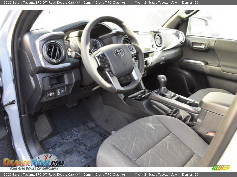 2019 Toyota Tacoma TRD Off-Road Double Cab 4x4 Cement Gray / TRD Graphite Photo #5